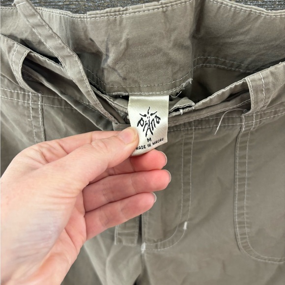 Prana beige convertible hiking active wear pants medium - Picture 4 of 5